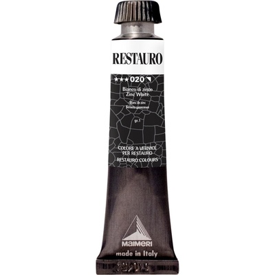 Maimeri Varnish Restauro Боя за реставрация Zinc White 020 20 ml 1 бр (M3302020)