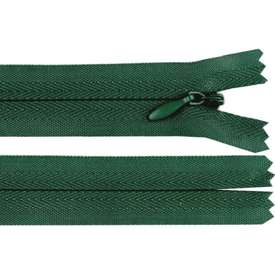 Spirálový zip skrytý No 3 délka 35 cm Varianta: 273 zelená smrková, Balení: 1 ks