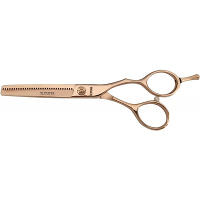 Kyone 680-575T30 kadernicke nožnice efilačné Rose Gold 5,75" 30 zubov