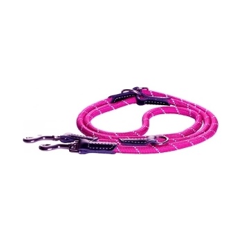 Rogz - Rope Multi Purpose Lead Large - Повод за кучета с удължаване 12мм / 2метра. /розов