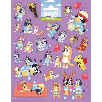 Lowlands samolepky typ L Bluey