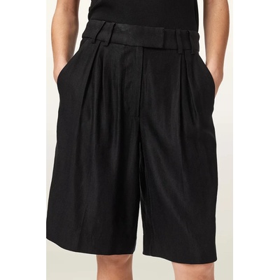 AllSaints къс панталон дамски с лен CHARLEY (W031QE)