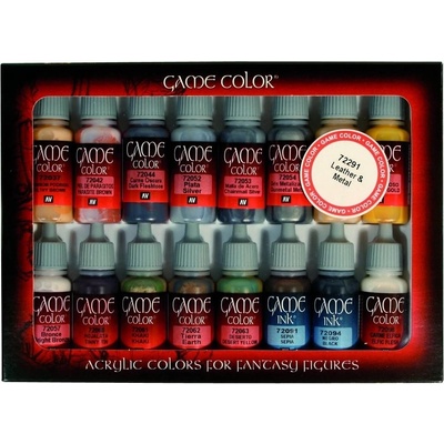 Vallejo: Game Color Set Leather and Metal 17ml