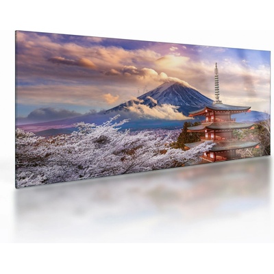 Skleněný obraz - Hora Fuji, jednodílný 100x50 cm na skle