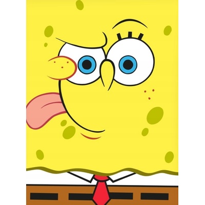 Carbotex Deka odstíny žluté a zlaté SpongBob dětská