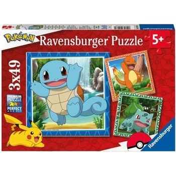 Ravensburger 055869 Vypusťte Pokémonov 3 x 49 dielov