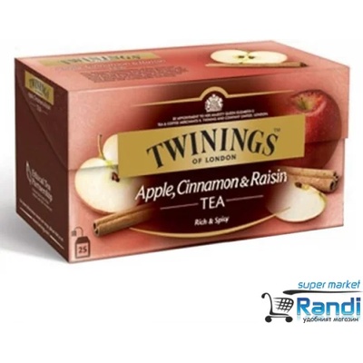 TWININGS Чай Twinings Apple, Cinnamon & Raisin 25бр