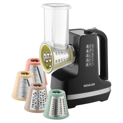 Sencor Електрическа резачка Sencor SSG 4301BK, 5 вида нарязване, 150W, черна (SSG 4301BK)