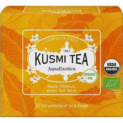 Kusmi Tea AquaExotica Bio organický ovocný čaj 20 vrecúšok