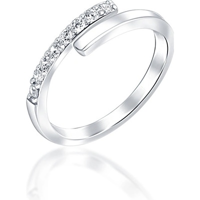 JVD Stříbrný prsten se zirkony SVLR0654XE9BI