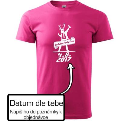 Bachelor Crew Klasické pánské triko purpurová