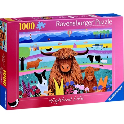 Ravensburger Пъзел Ravensburger от 1000 части - Високопланински живот (12001082)