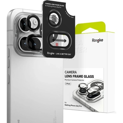 Ringke Camera Frame Protector 2 броя защитно стъкло за Nothing Phone 4A Pro черно