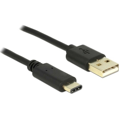 Delock 83327 USB USB 2.0 USB-A zástrčka USB-C ® zástrčka 2m černý