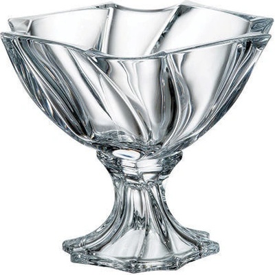 Bohemia Crystal miska na noze Neptune 255 mm