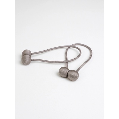 MKLuzkoviny.cz Magnetická spona na závěsy Daniela (2ks) - šedohnědá – Hledejceny.cz