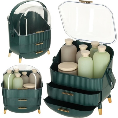Creative Corner Skříňka na organizér kosmetiky zelená KI-3917883685