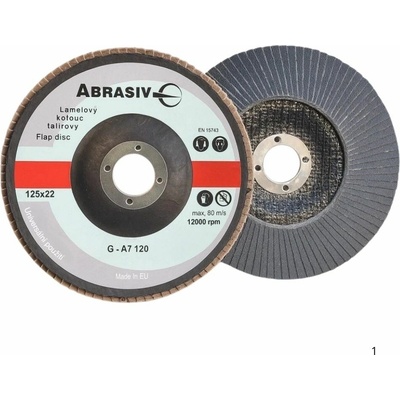 Abrasiv 125x22 G-AZ 120 765X