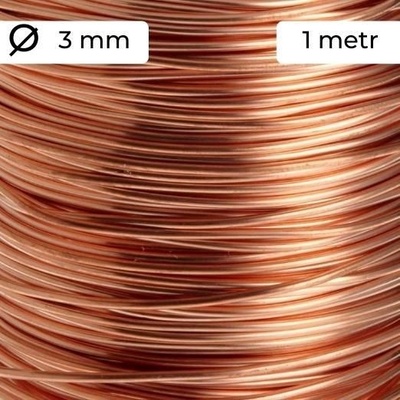 Drát měděný nelakovaný 3 mm – Zboží Dáma