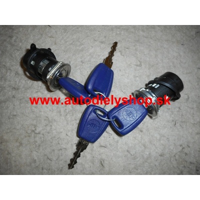 Fiat PUNTO 6/03- 2x zámok dverí + 4 x klúč,3dv verziu