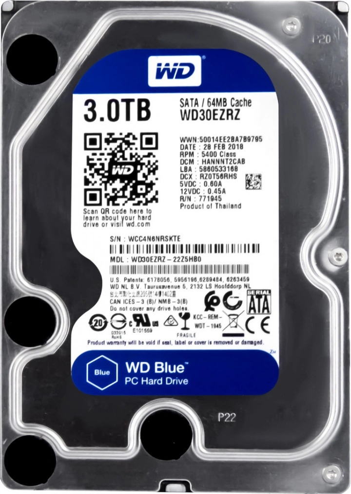 WD Blue 3TB HDD WD30EZRZ 5400RPM 2台 71tgh+23RcL._UF1000,1000_QL80_.jpg
