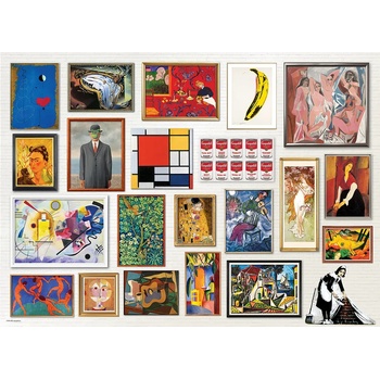 EUROGRAPHICS - Puzzle Modern Art Masterpieces - 1 000 piese