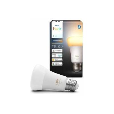 Philips Smart LED A60 lamp, White Ambiance, LED bulb with E27 socket, 8.1W, full spectrum light 1000K-20000K, 1100 lumens, dimmable, smart light compatible with voice assistants, pack of 1 - 929003854901