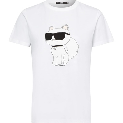 Karl Lagerfeld Тениска 'Ikonik 2.0' бяло, размер L