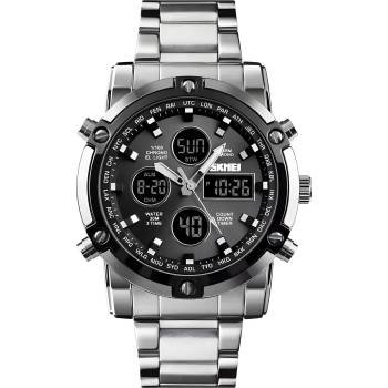 Skmei Часовник skmei st-35260 - Сребристо / Черно kp35260