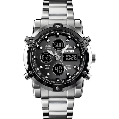 Skmei Часовник skmei st-35260 - Сребристо / Черно kp35260