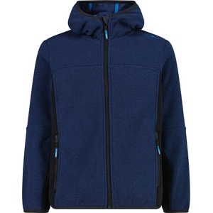 CMP Детско поларено яке CMP Kid's Jacket Fix Hood Jacquard Knitted Fleece jacket - Infinity / Antracite - размер 116 (EU) (703-5616-0514)