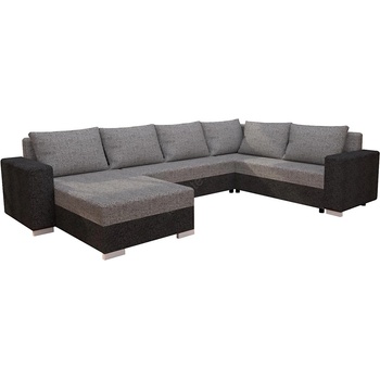 Pphu mirt - kima Тапицирана универсална разтегателна u-образна холова гарнитура york - сив/бежов/кафяв (ki0006)