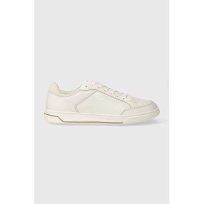 Calvin Klein Кожени маратонки Calvin Klein LOW TOP LACE UP LTH в бяло HM0HM01455 (HM0HM01455)