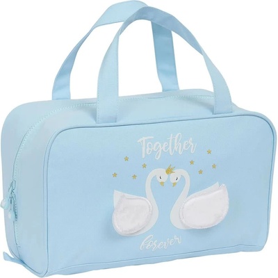 SAFTA Несесер Safta Recycling Glowlab Swans Wash Bag - Blue (Multicolor)
