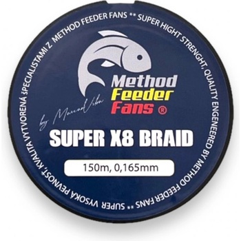 Method Feeder Fans Splietaná Šnúra Super X8 Feeder 150 m 0,165 mm 13,9 kg