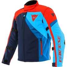 Dainese RANCH TEX černo-fialovo-červeno-světle modrá