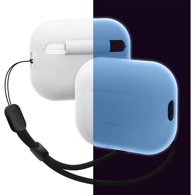 Elago Airpods Pro 2 Silicone Case with Nylon Lanyard EAPP2SC-OR-ROSTR-LUB