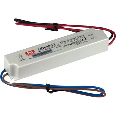 Napájecí zdroj MEAN WELL pro LED 12V 18W LPH-18-12