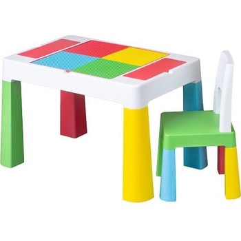 Tega Baby stolík so stoličkou Multifun multicolor