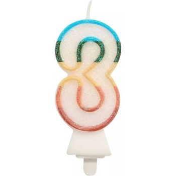 Godan Цветна свещ 8.5 см - 3 (sw-cbb3)