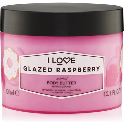I Love Glazed Raspberry telové maslo 330 ml