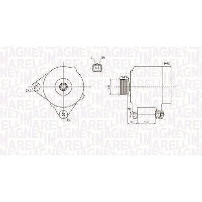 Generátor MAGNETI MARELLI 063731768010