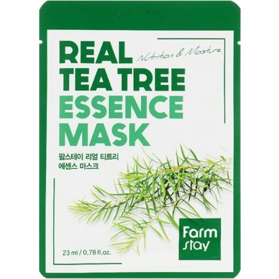 Farmstay Látková pleťová maska Real Tea Tree Essence Mask - 23 ml / 1 ks