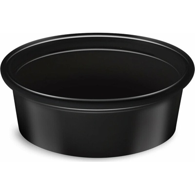 Nideko Miska na dressing Dressingboxx Ø70mm čierna PP 50 ml