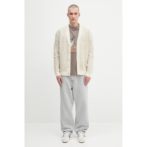 Drôle de Monsieur Вълнена жилетка Le Cardigan Torsades Bicolore (H.CA160.WO018)