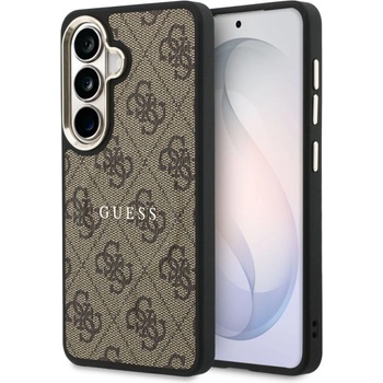 GUESS Гръб Guess за Samsung Galaxy S26, PU, Leather, 4G Gold Frame, Magnetic Case, Кафяв