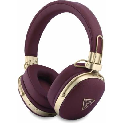 Guess PU Grained Triangle Gold Metal Logo ENC