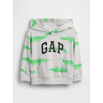GAP Бебешки суитшърт с логото на GAP GAP | Siv | Момчешки | 6-12 месеца