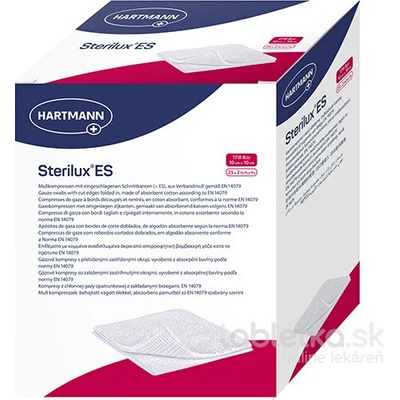Sterilux ES kompres sterilný 10 x 10 cm 2x25 ks (50 ks)