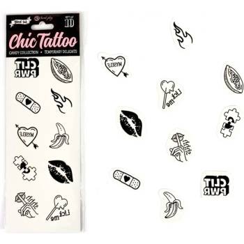 Image 1 of Сет от 10 временни татуировки, сладки - Tattoos Candy Collection (D-239376)